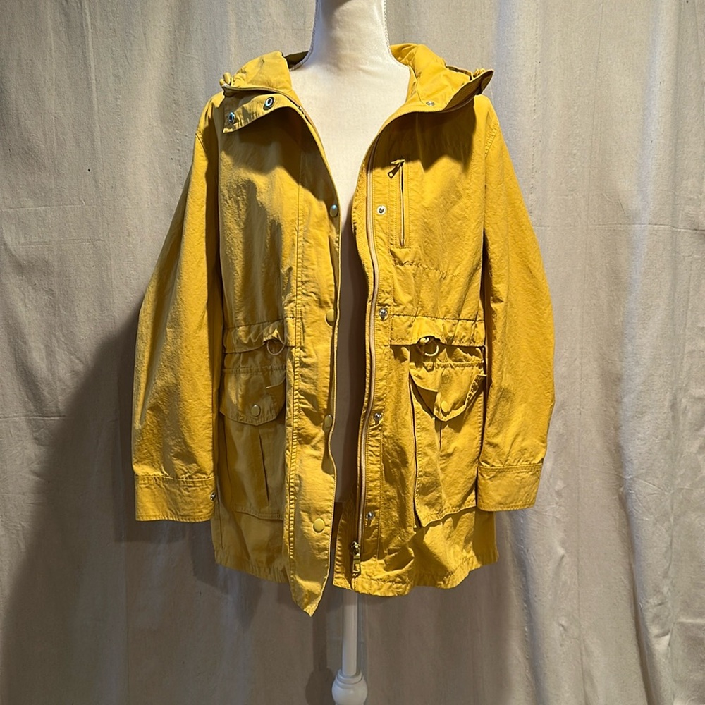 J. Crew yellow jacket